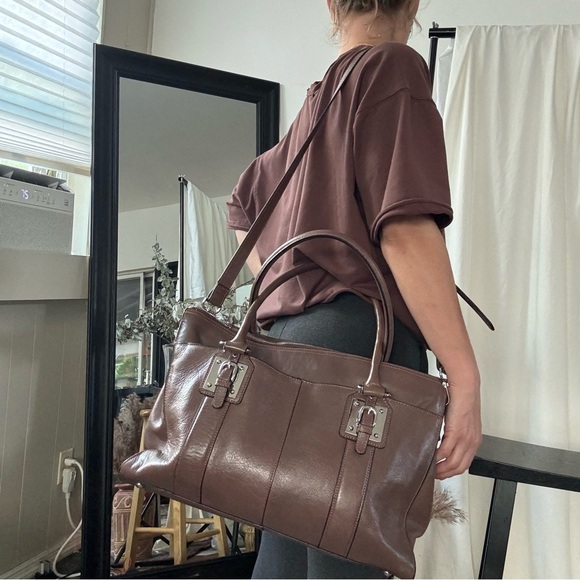 Marc New York Andrew marc luxury large leather bag for school/work - Picture 14 of 15